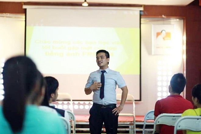 Nguyen Van Tiep y sus cursos gratuitos de inglés